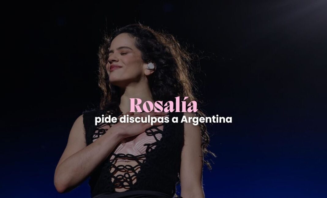 Rosalía pide perdón a Argentina tras polémica Rosalía pide perdón a Argentina tras polémica