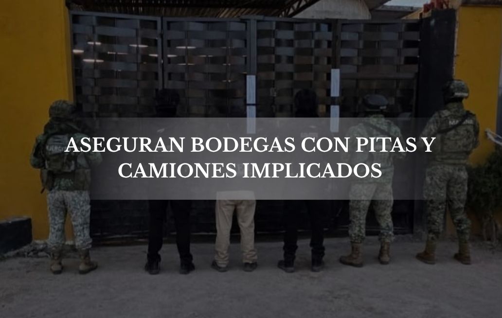 Aseguran bodegas con pitas y camiones implicados en el robo de hidrocarburo en Tepeaca TEPEACA