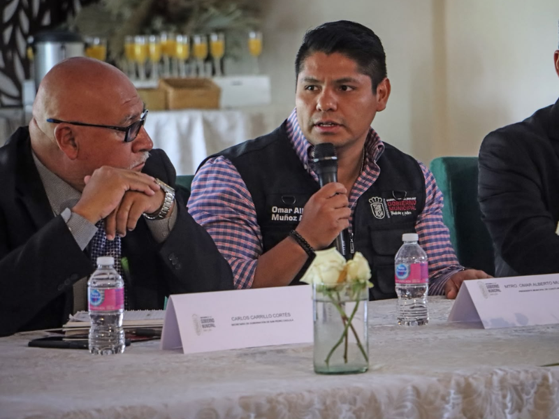 Fortalecen Cuautlancingo, Puebla, Coronango y San Pedro Cholula coordinación en materia de seguridad