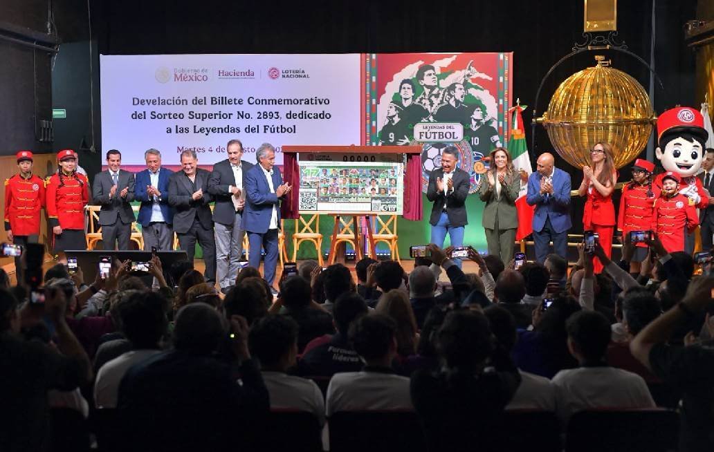 Leyendas del Futbol mexicano integran serie de billetes de Lotería Leyendas del Futbol mexicano integran serie de billetes