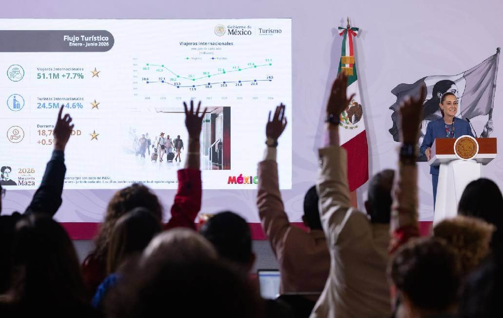  México registra récord histórico con 51.1 millones de viajeros