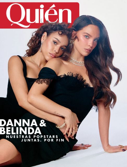 Danna y Belinda posan juntas por primera vez para una portada