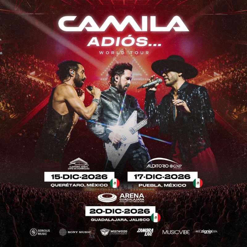 Puebla 2026: Camila en el auditorio gnp