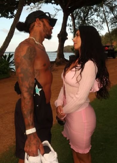Kim Kardashian y Lewis Hamilton