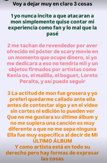 Mon Laferte polémica, funa, autógrafos