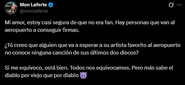 Mon Laferte funada