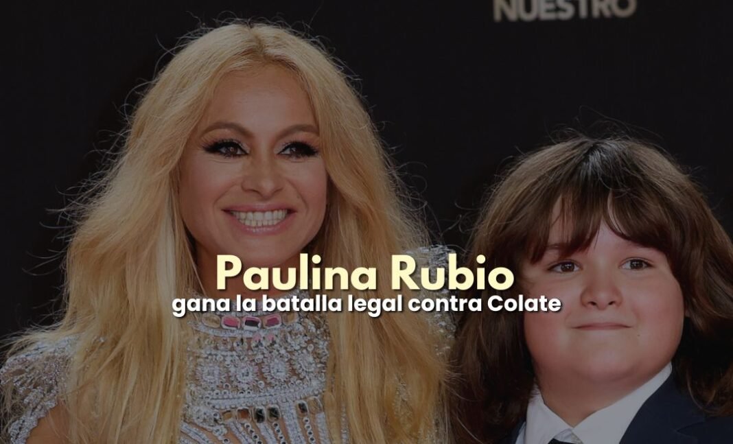Paulina Rubio vence a Colate tras fallo judicial