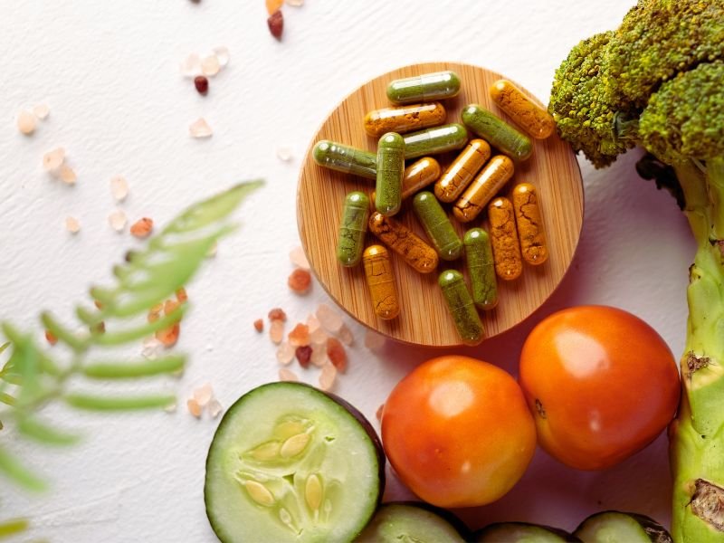 Los suplementos y dieta equilibrada