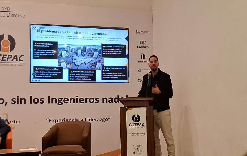 CICEPAC pide actualizar normas de construcción ante riesgo sísmico en Puebla CICEPAC pide actualizar normas de construcción ante riesgo