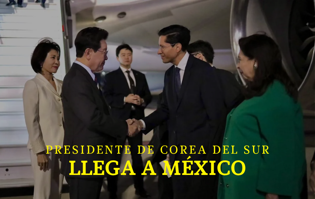 Presidente de Corea del Sur llega a México; se reunirá con Claudia Sheinbaum CLAUDIA SHEINBAUM