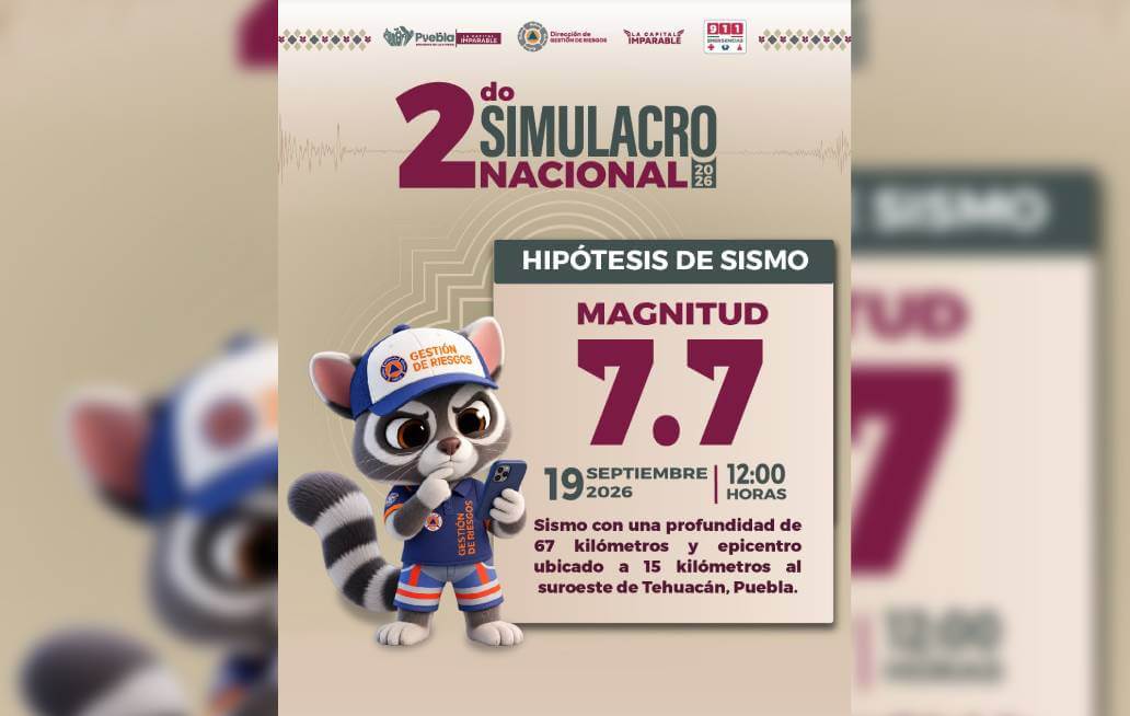 Gobierno de la Ciudad de Puebla fortalece la preparación ante emergencias con el Simulacro Nacional 2026 Gobierno de la Ciudad de Puebla fortalece la preparación