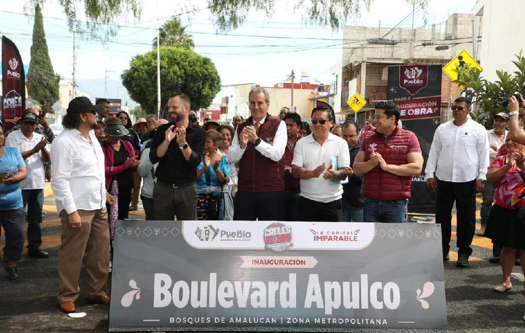 Inaugura Chedraui rehabilitación vial del Bulevar Apulco Inaugura Chedraui rehabilitación vial del Bulevar Apulco
