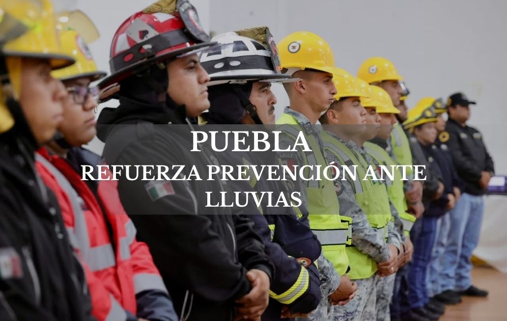 Puebla refuerza prevención ante lluvias