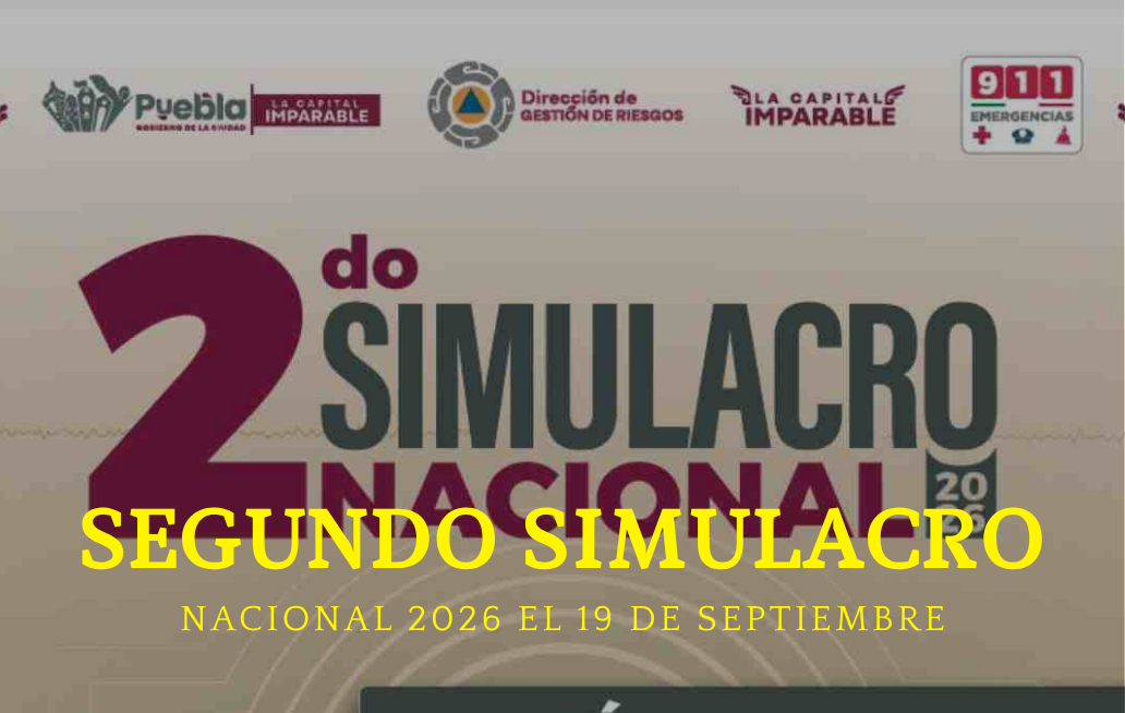 Invita Gobierno de Pepe Chedraui a participar en el Segundo Simulacro Nacional 2026 SIMULACRO NACIONAL 2026