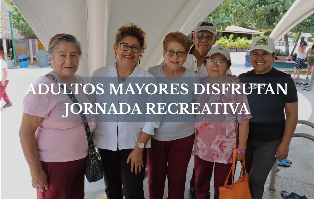 Tere Alfaro acompaña a más de 600 adultos mayores al parque acuático Tere Alfaro