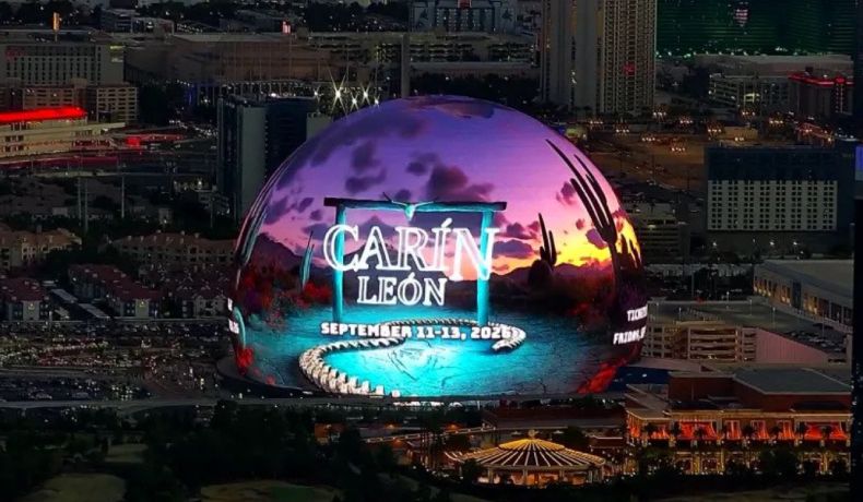 Carín León conquista The Sphere de Las Vegas