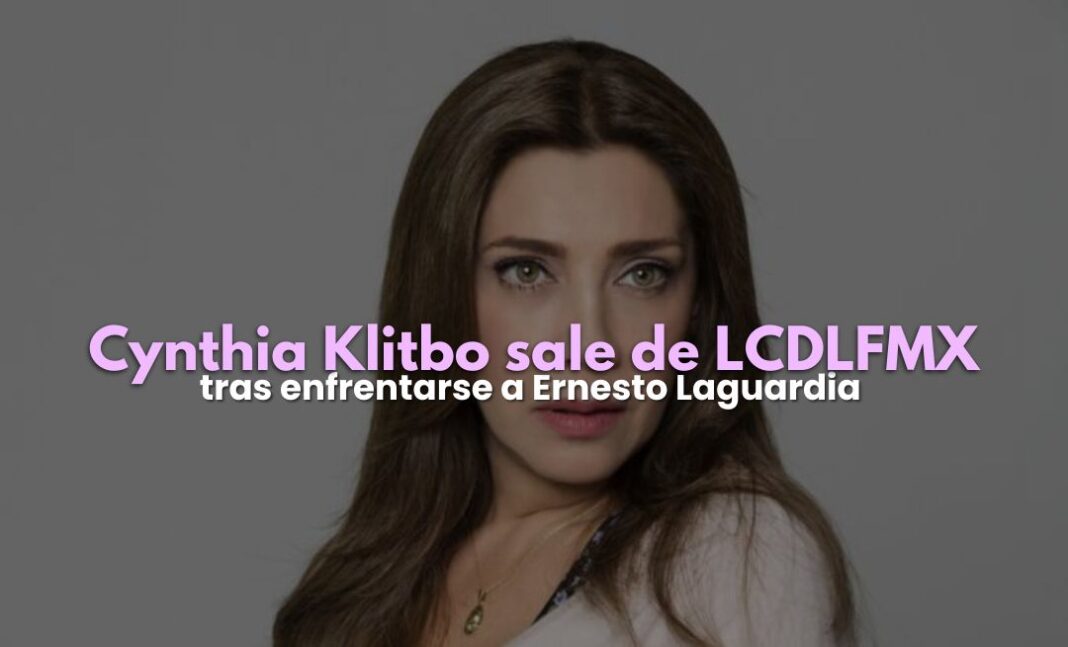 Cynthia Klitbo es eliminada tras enfrentamiento con Ernesto Laguardia Cynthia Klitbo es eliminada tras enfrentamiento con Ernesto Laguardia