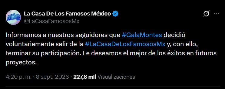 gala montes la casa de los famosos méxico 2026