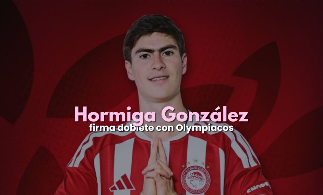 Hormiga González firma doblete y se luce con Olympiacos