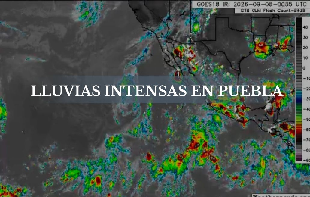 Pronostican lluvias intensas en Puebla Lluvias intensas