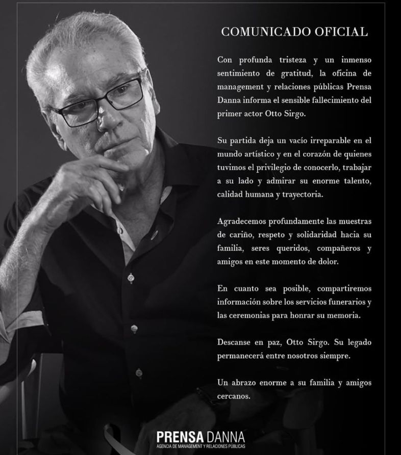 Muere Otto Sirgo a los 79 años: así fue su trayectoria