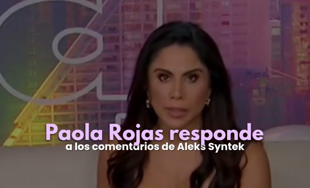 Aleks Syntek menciona a Paola Rojas y ella responde: “Conmigo no te metas” Aleks Syntek menciona a Paola Rojas y ella responde: “Conmigo no te metas”