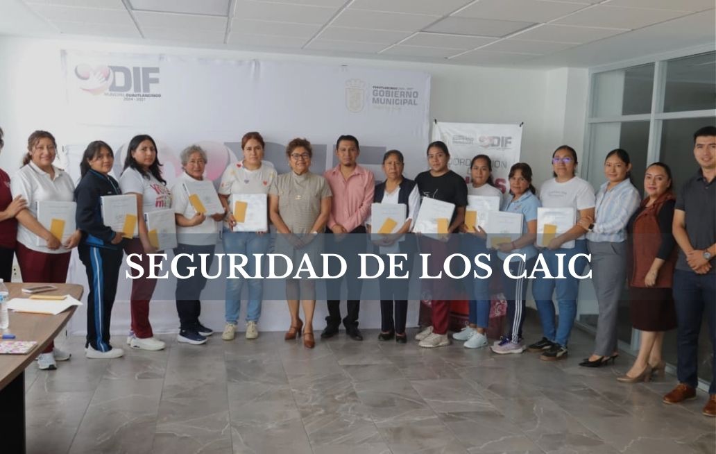 Tere Alfaro fortalece la seguridad de los CAIC CAIC