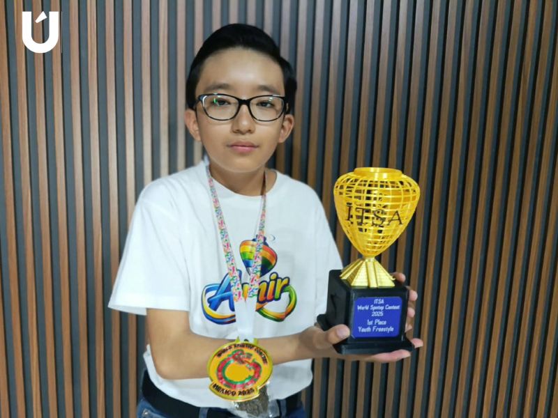 amir pacheco, campeón mundial de trompo