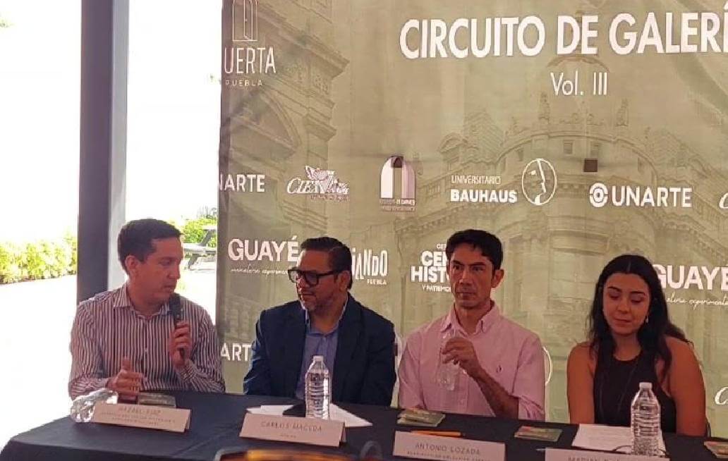 Anuncian circuito de galerías Vol. III en el Centro de Puebla Anuncian circuito de galerías Vol. III en el Centro de Puebla