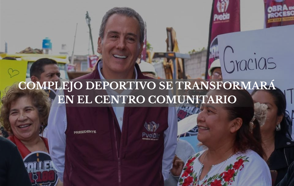 Suma Pepe Chedraui esfuerzos con el estado y la federación para crear el Centro Comunitario México Imparable COMPLEJO DEPORTIVO