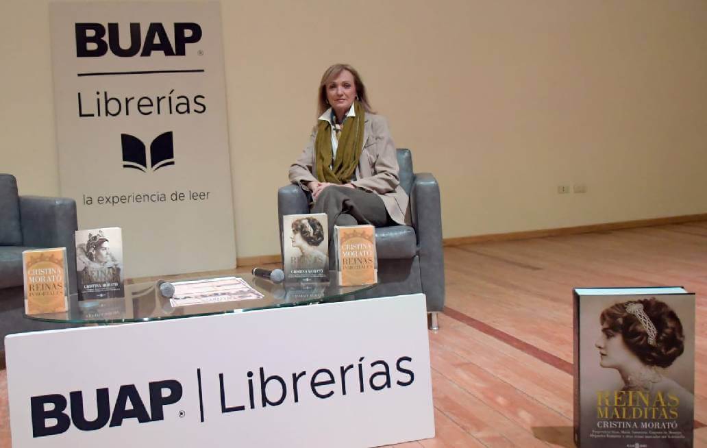 Conversa Cristina Morató con la comunidad BUAP
