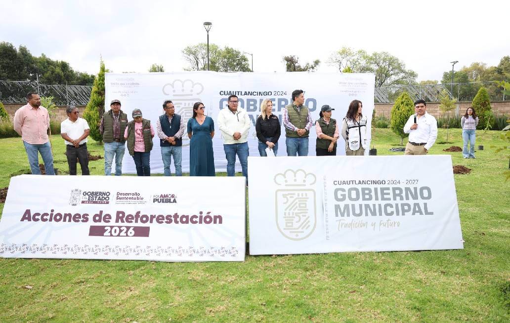 Cuautlancingo impulsa reforestación en Los Trojes II