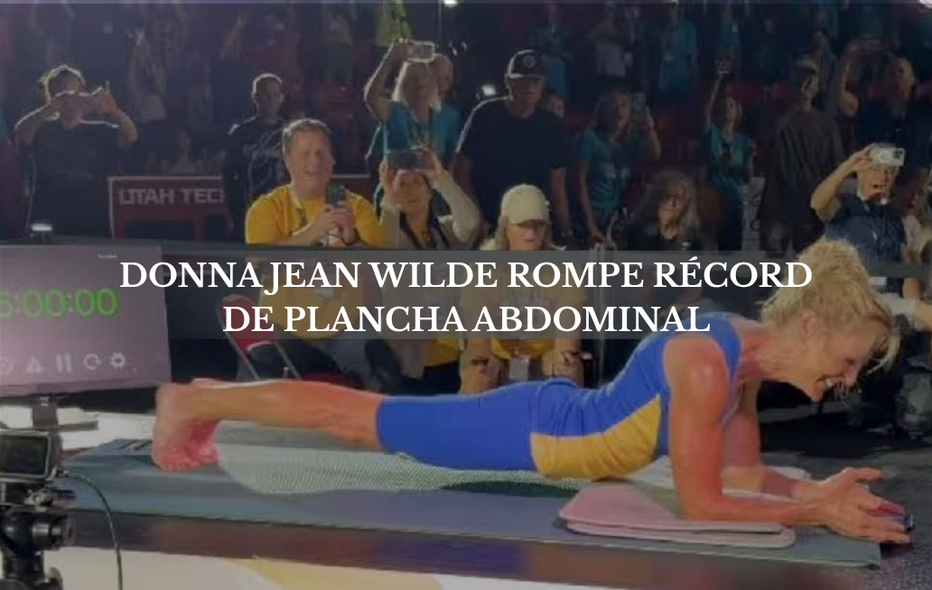 Donna Jean Wilde rompe récord mundial de plancha abdominal a los 61 años Donna Jean