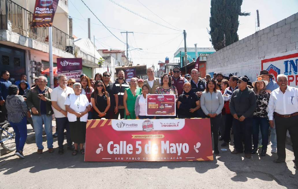 Fortalece Chedraui infraestructura vial en San Pablo Xochimehuacán Fortalece Chedraui infraestructura vial en Xochimehuacán