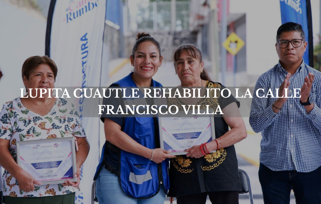 Vialidades dignas para San Andrés Cholula: presidenta municipal entrega rehabilitación de calle en Concepción Guadalupe LUPITA CUAUTLE