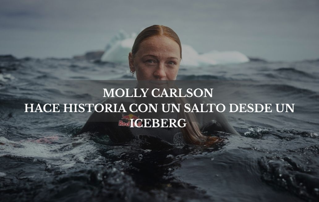Molly Carlson desafía las aguas heladas de Canadá con un salto histórico desde un iceberg Molly Carlson