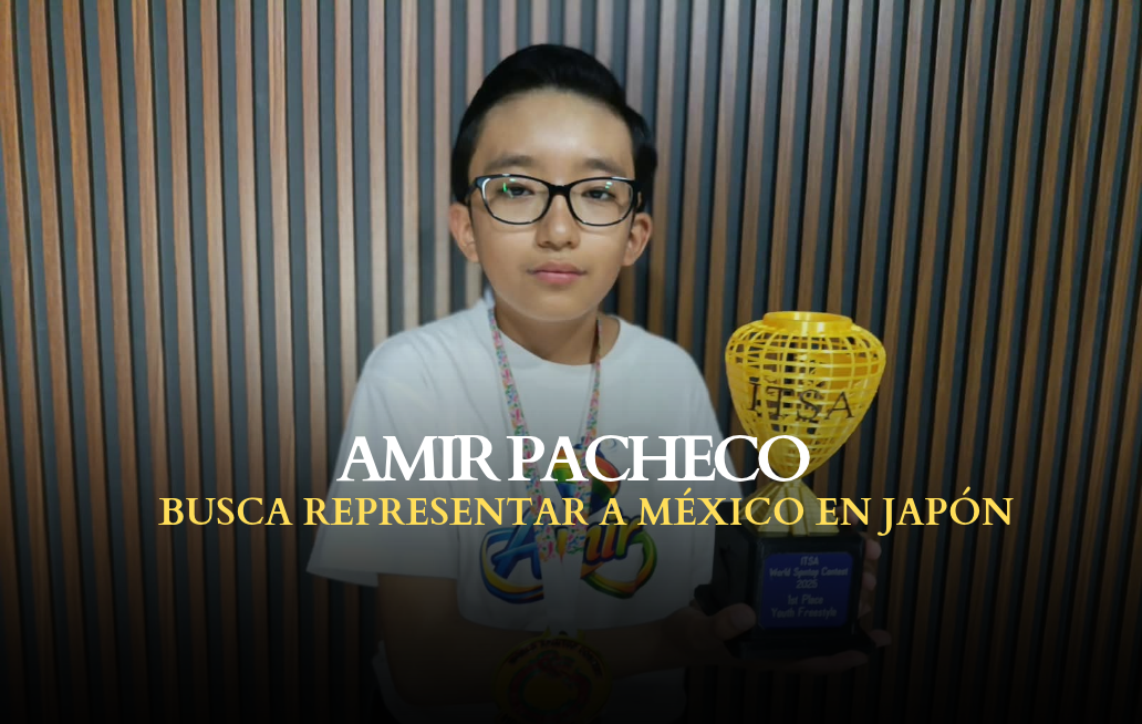 amir pacheco, campeón mundial de trompo