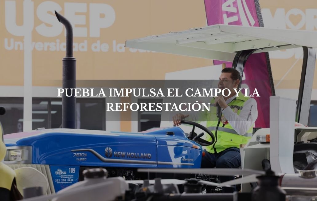 Para fortalecer comunidades, gobierno de Puebla incentiva producción agropecuaria y reforestación Puebla