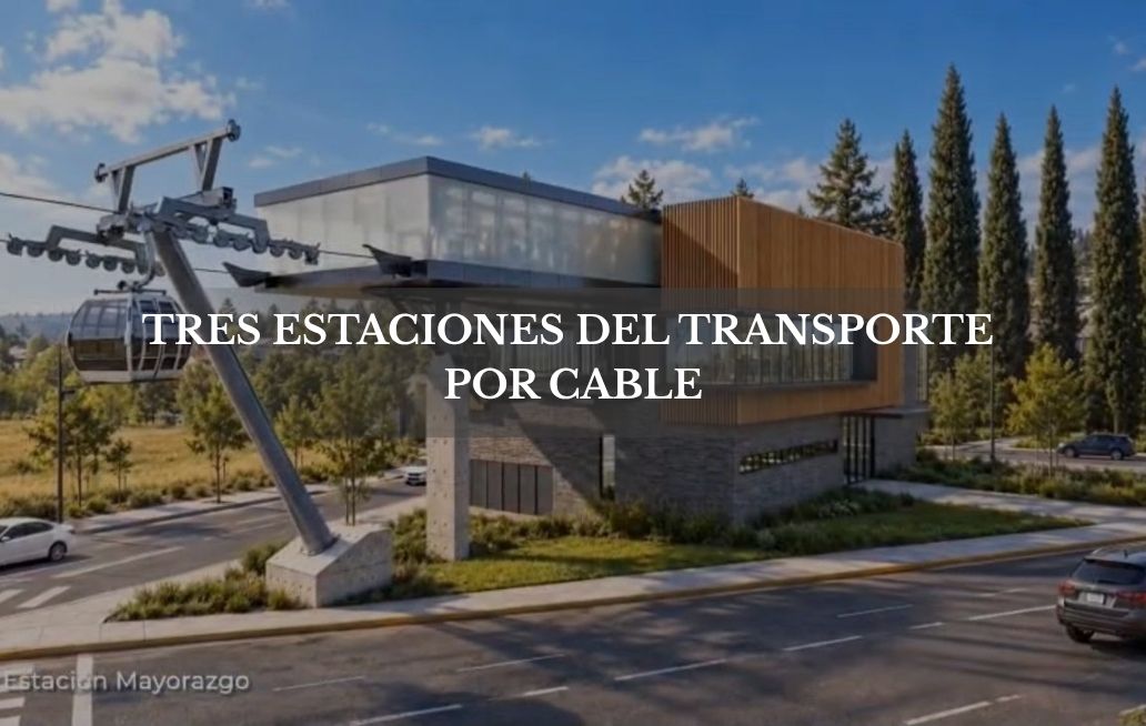 Inicia la construcción de tres estaciones del transporte por cable en Puebla Transporte