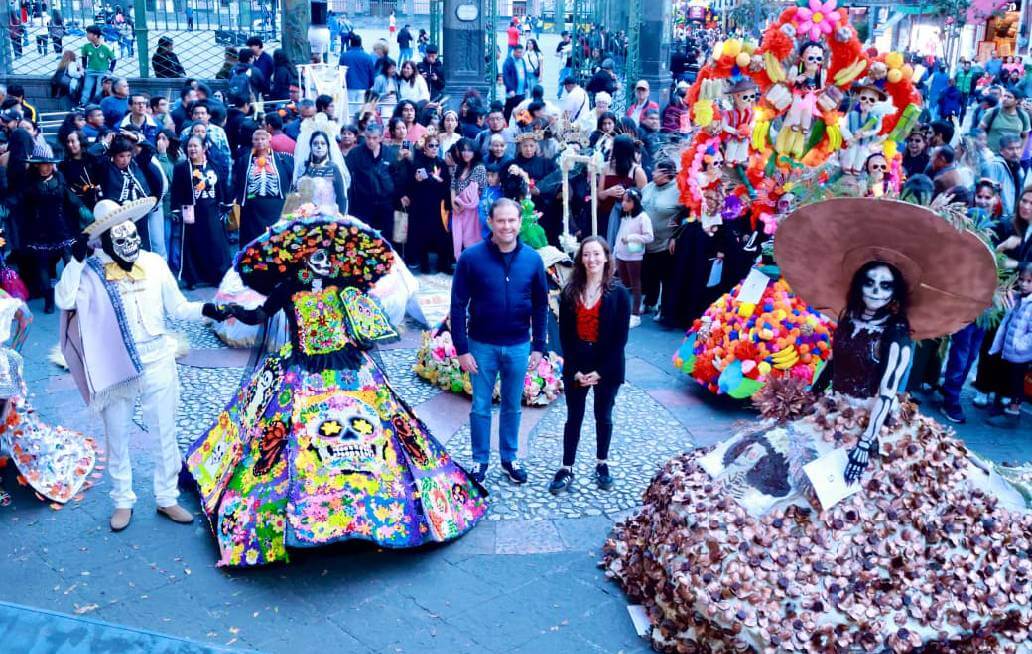 Realiza Gobierno de la Ciudad de Puebla activación física musicalizada masiva con motivo del Día de Muertos Realiza Gobierno de la Ciudad de Puebla activación física