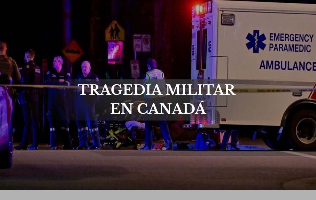 Vientos desatan tragedia en Canadá: incendio durante entrenamiento militar deja cuatro soldados muertos Incendio