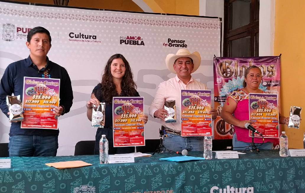Zongozotla realizará Concurso de Globos de Cantoya 2026 con premios de hasta 25 mil pesos El municipio de Zongozotla llevará a cabo el Concurso de Globos de Cantoya 2026 el próximo sábado 31 de octubre, en la explanada municipal, a partir de las 8:00 horas, como parte de las actividades conmemorativas del Día de Muertos.