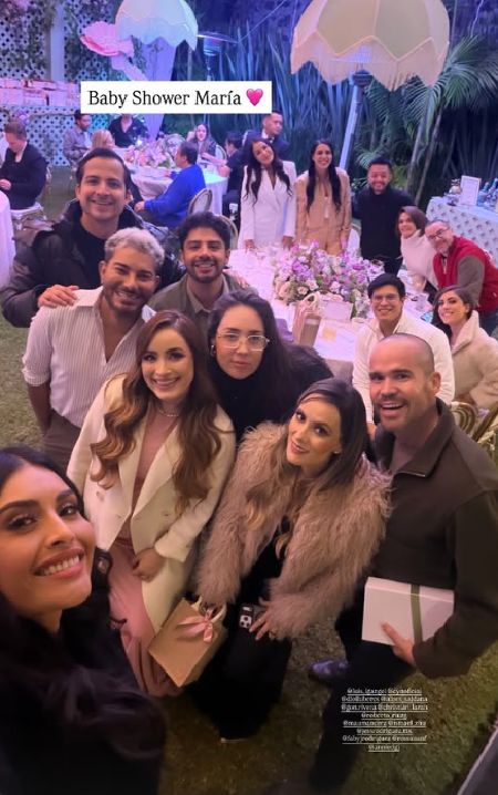 baby shower maría hija de Carlos Rivera