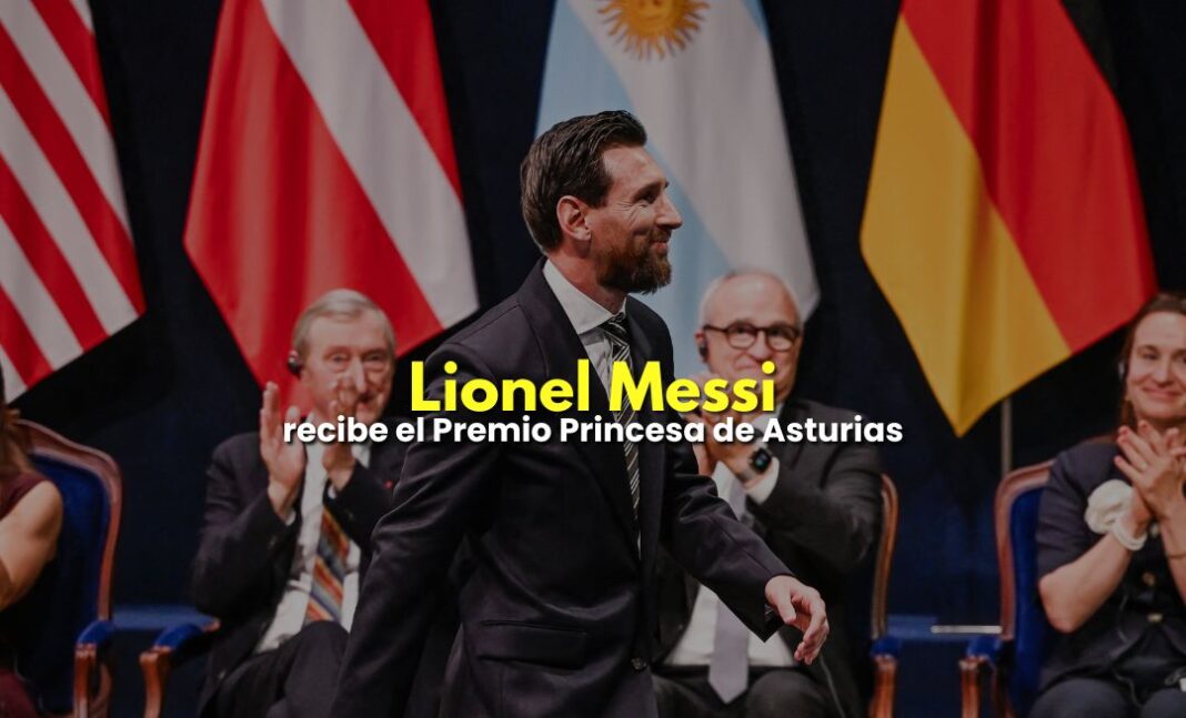 Lionel Messi hace historia con el Premio Princesa de Asturias