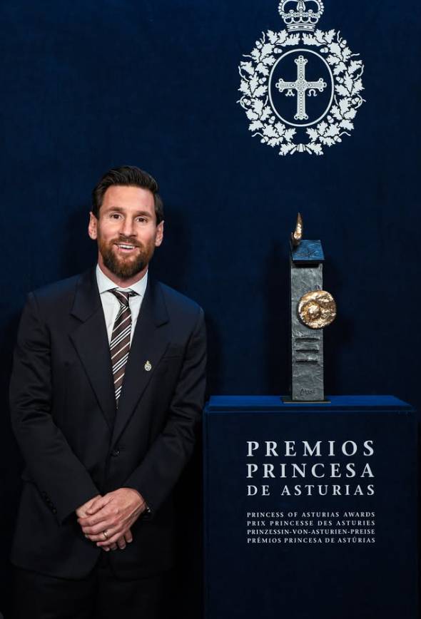 lionel messi princesa de asturias