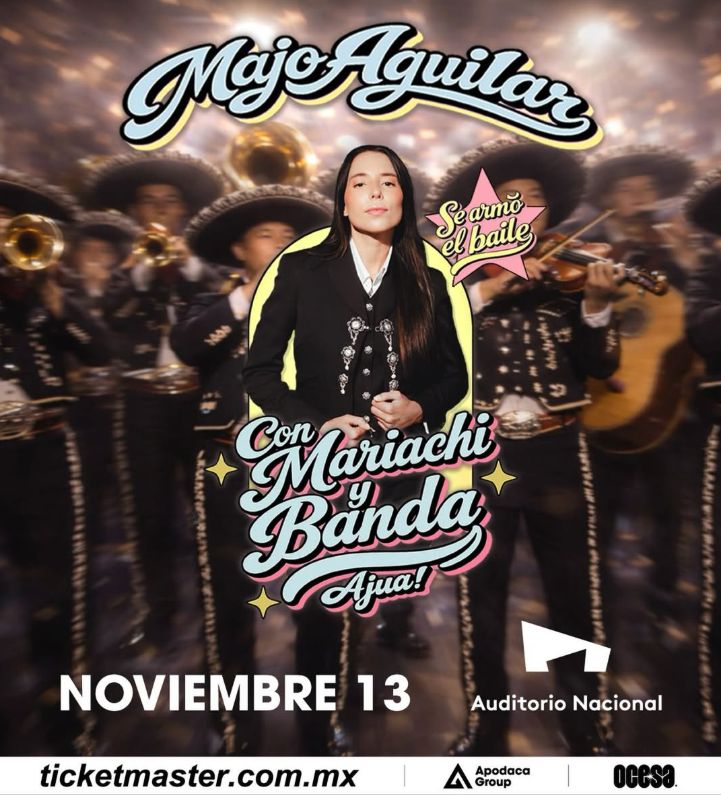 Majo Aguilar prepara su gran noche en el auditorio nacional