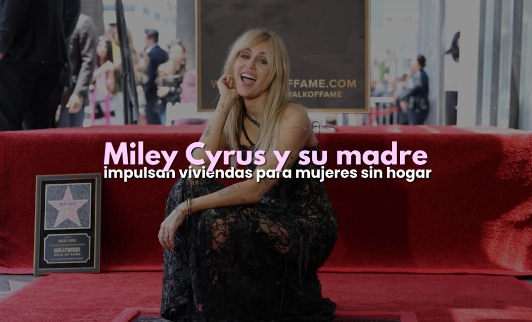 Miley Cyrus dona un millón de dólares para 97 viviendas